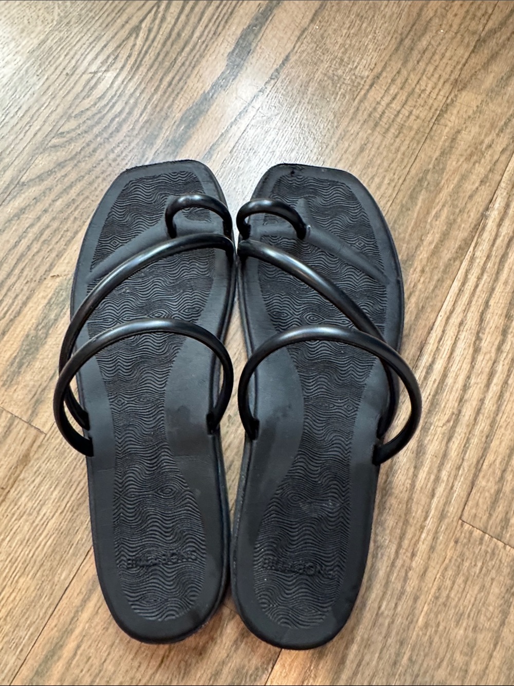 Billabong Black Multi‑Strap Slide Sandals